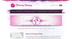 Desktop Screenshot of flamingoprinting.com